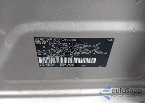 2008 Toyota Rav4 from USA, damaged, VIN JTMZD33V085090897